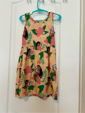 H&M Disney Girl Moana Sleeveless Dress